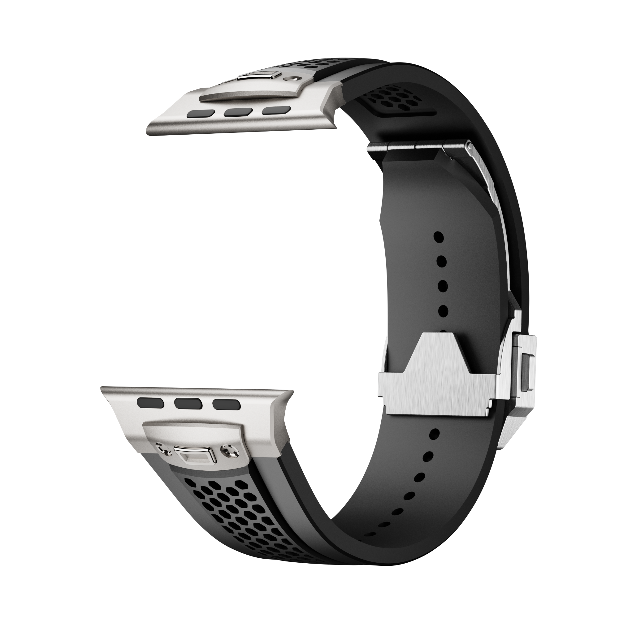 Honeycomb Design Silicone Band for Apple Watch