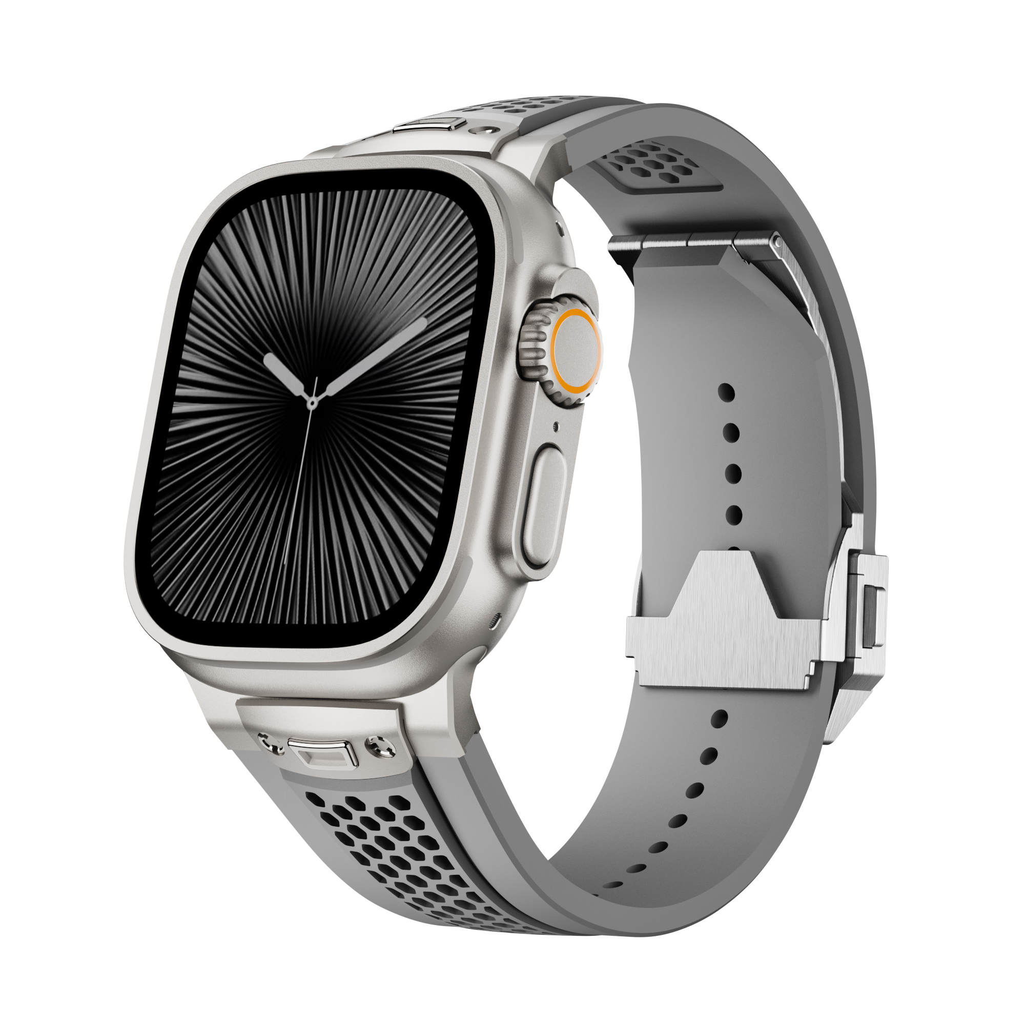 Honeycomb Design Silicone Band for Apple Watch
