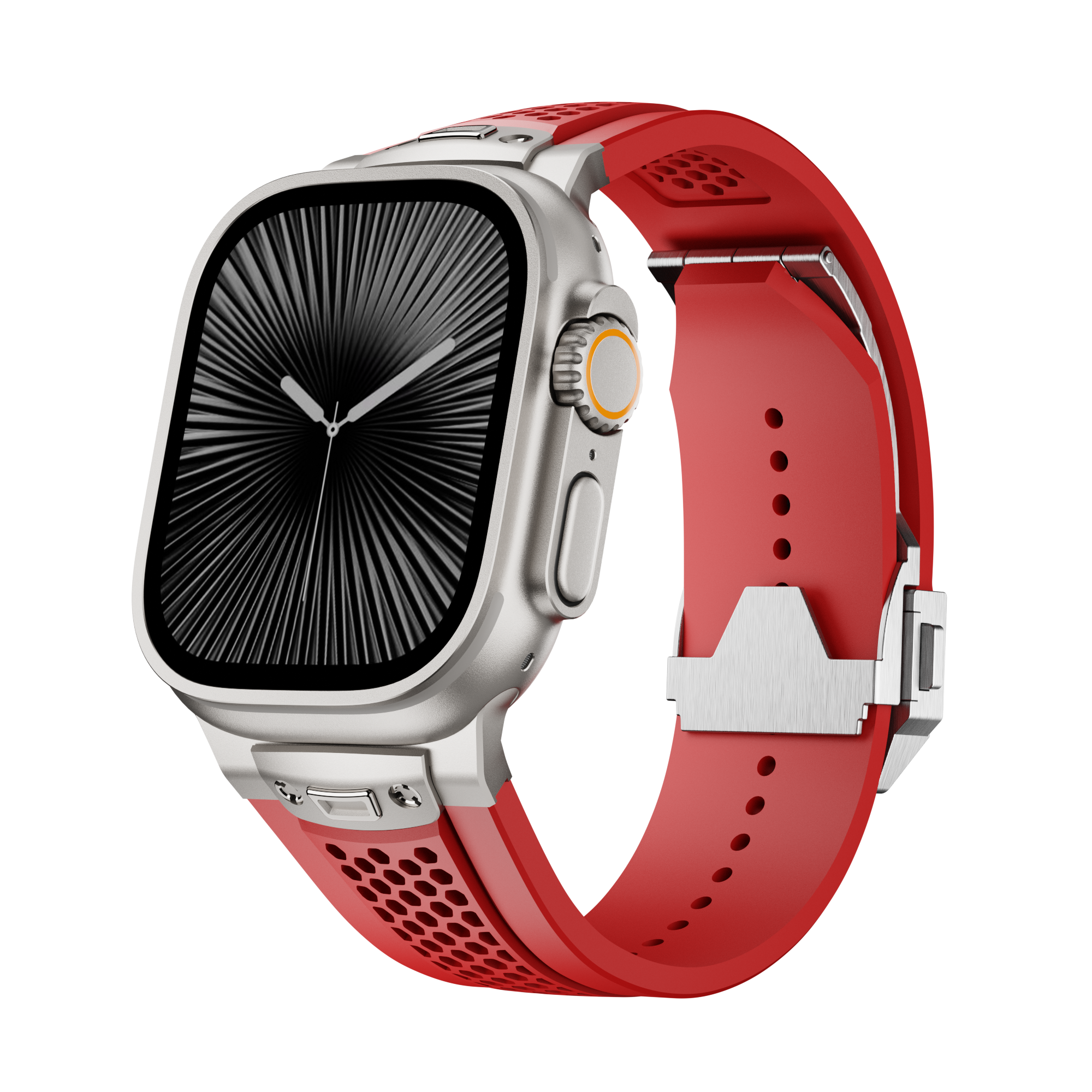 Honeycomb Design Silicone Band for Apple Watch