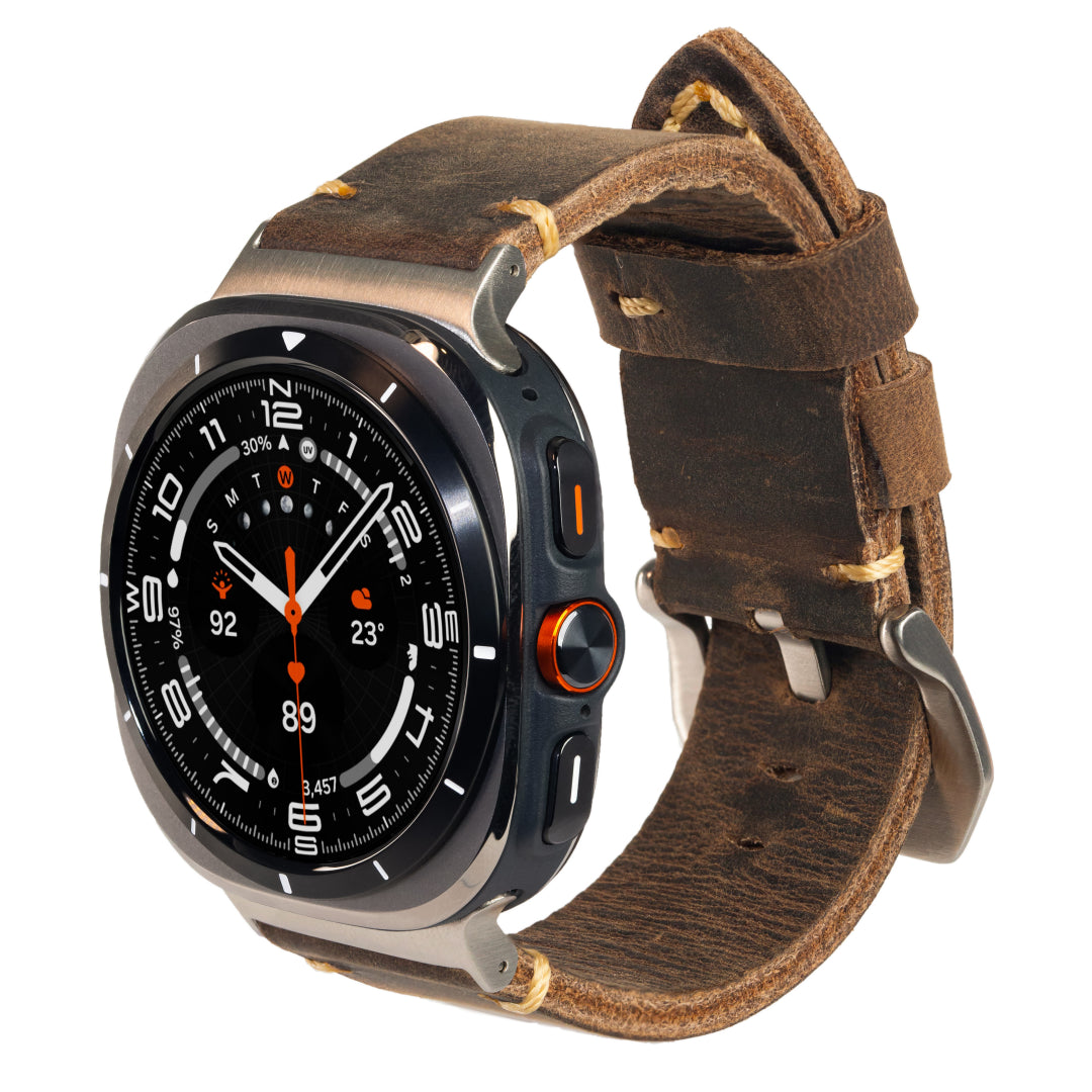 Leather Band For Samsung Galaxy Watch Ultra