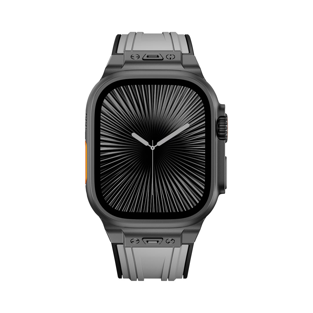 #Color_Gray Band-Black Buckle