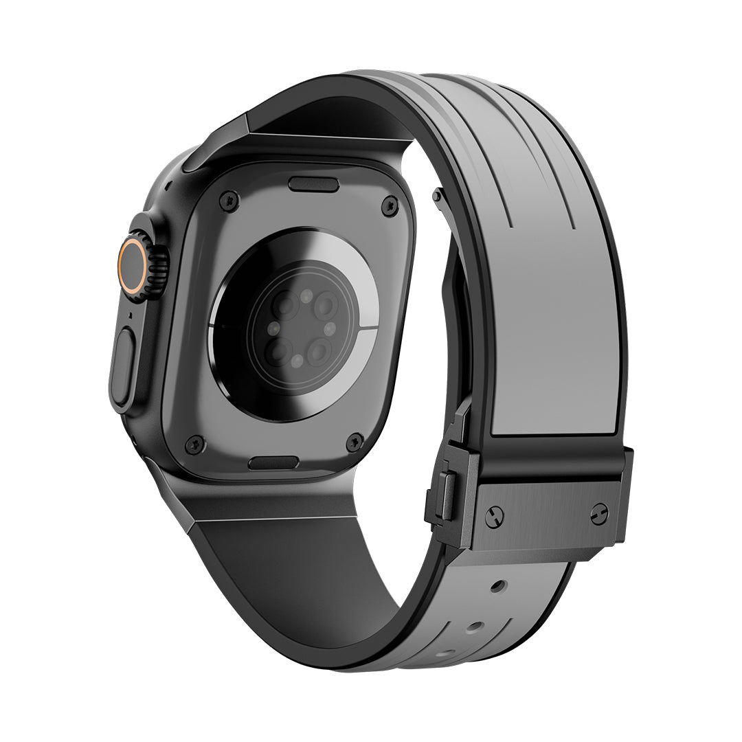 #Color_Gray Band-Black Buckle