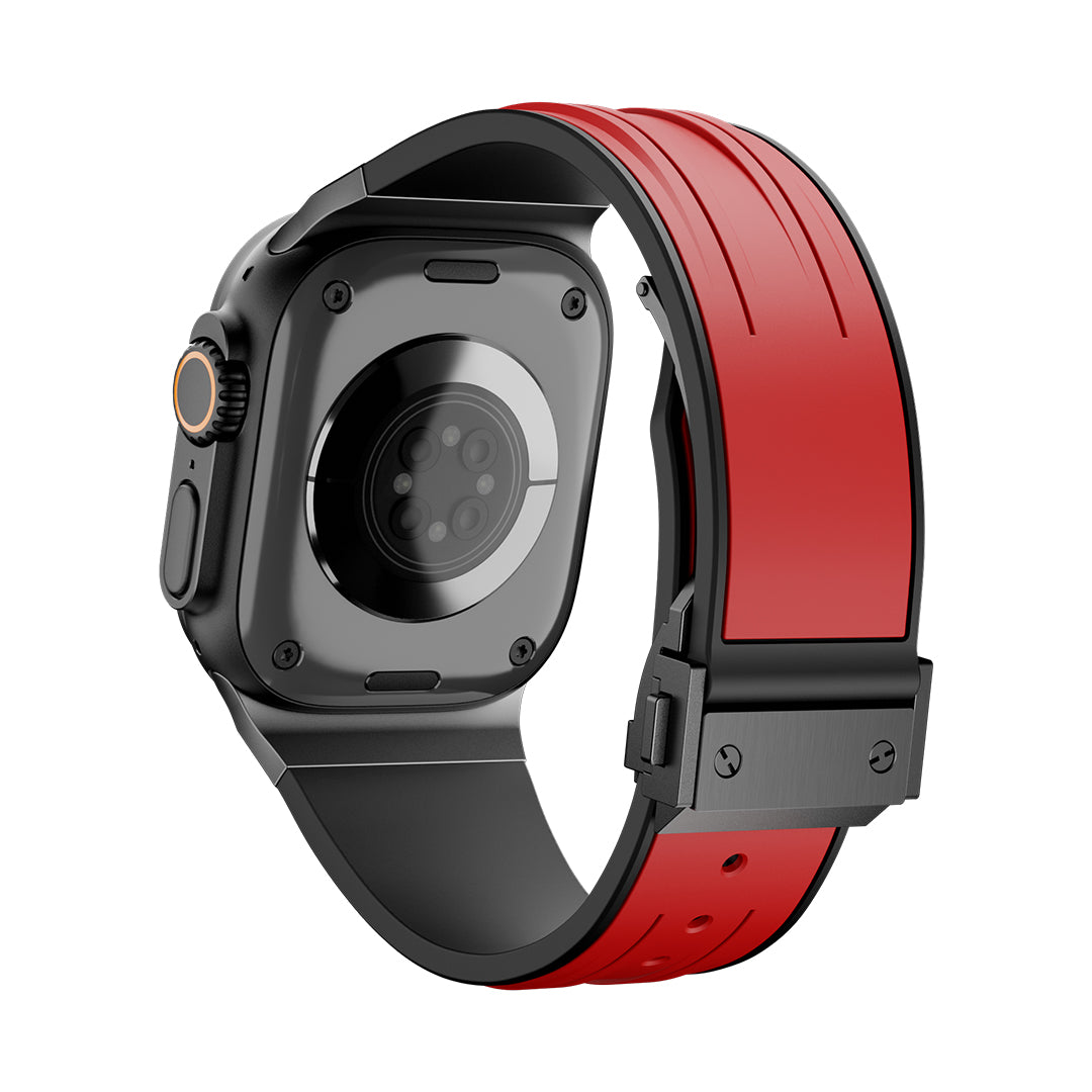 #Color_Red Band-Black Buckle