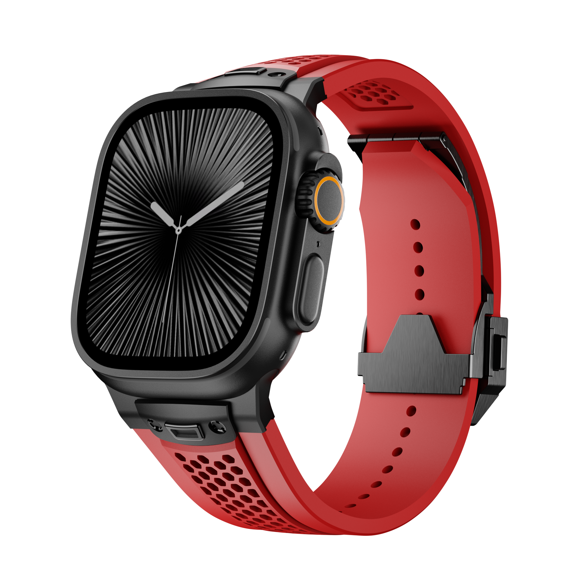 Honeycomb Design Silicone Band for Apple Watch