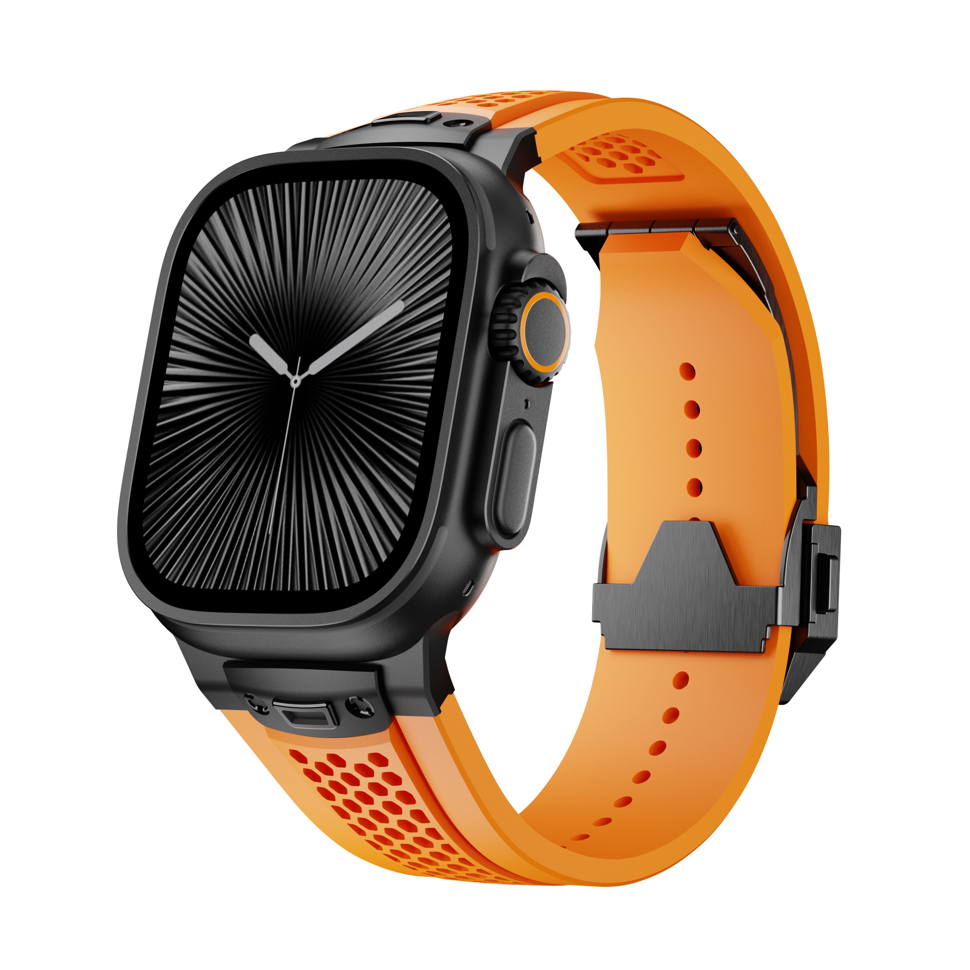 Honeycomb Design Silicone Band for Apple Watch