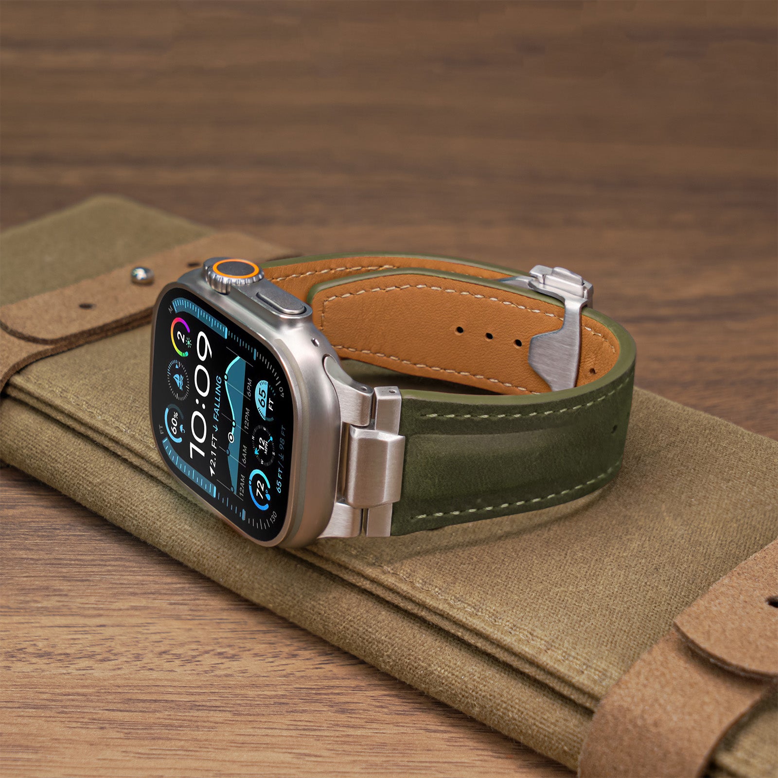 Pathfinder Deployant Pro Leather Band