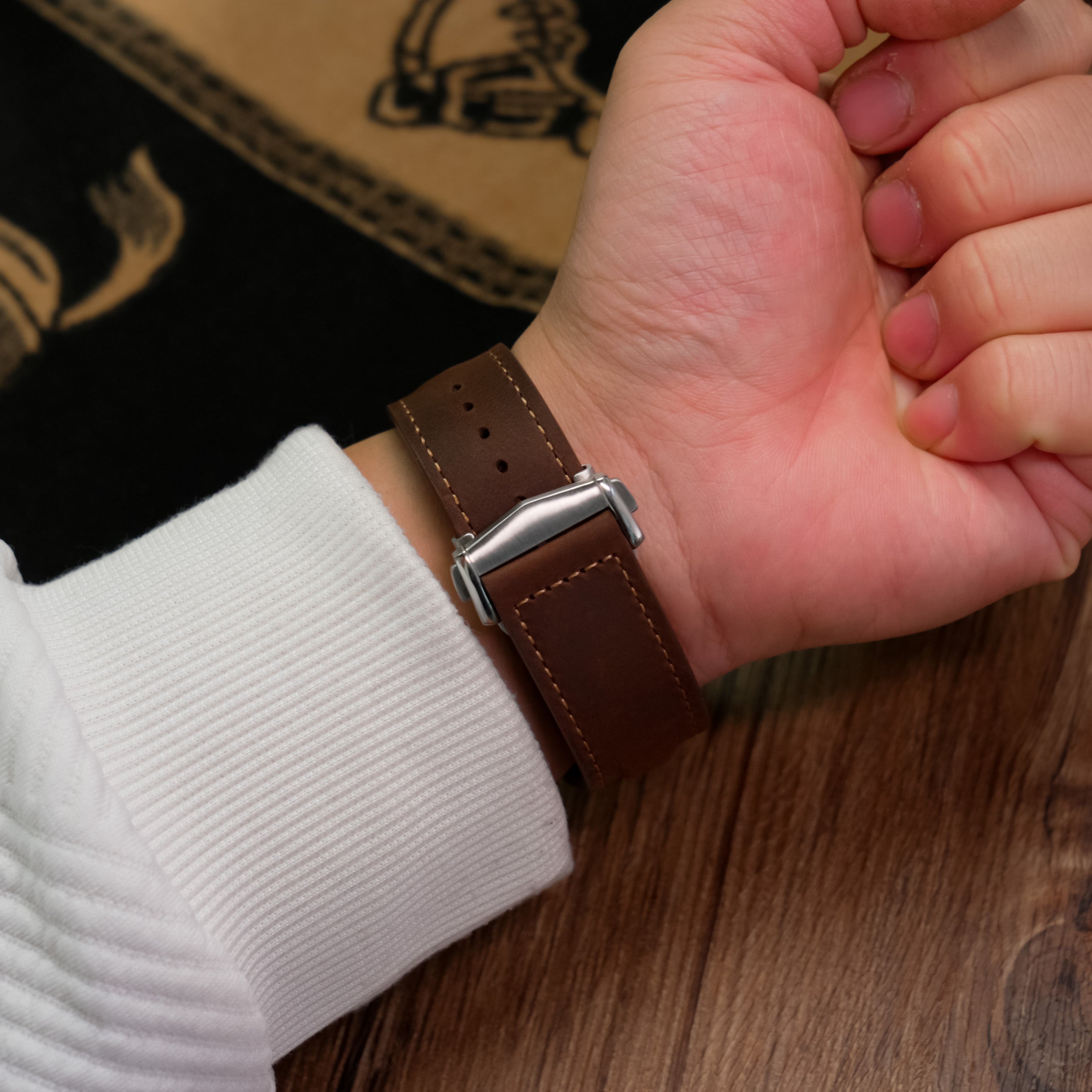 Pathfinder Deployant Pro Leather Band