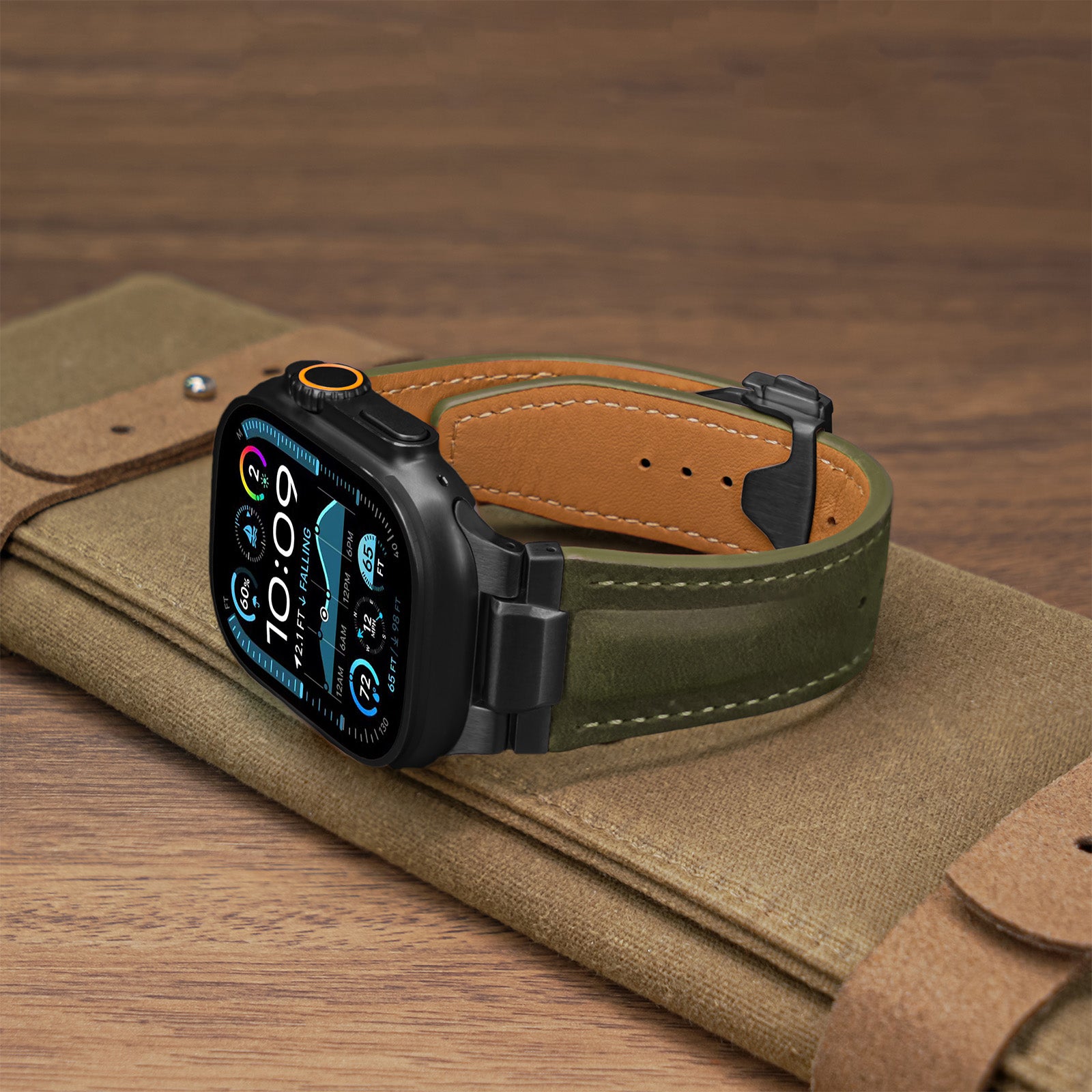 Pathfinder Deployant Pro Leather Band