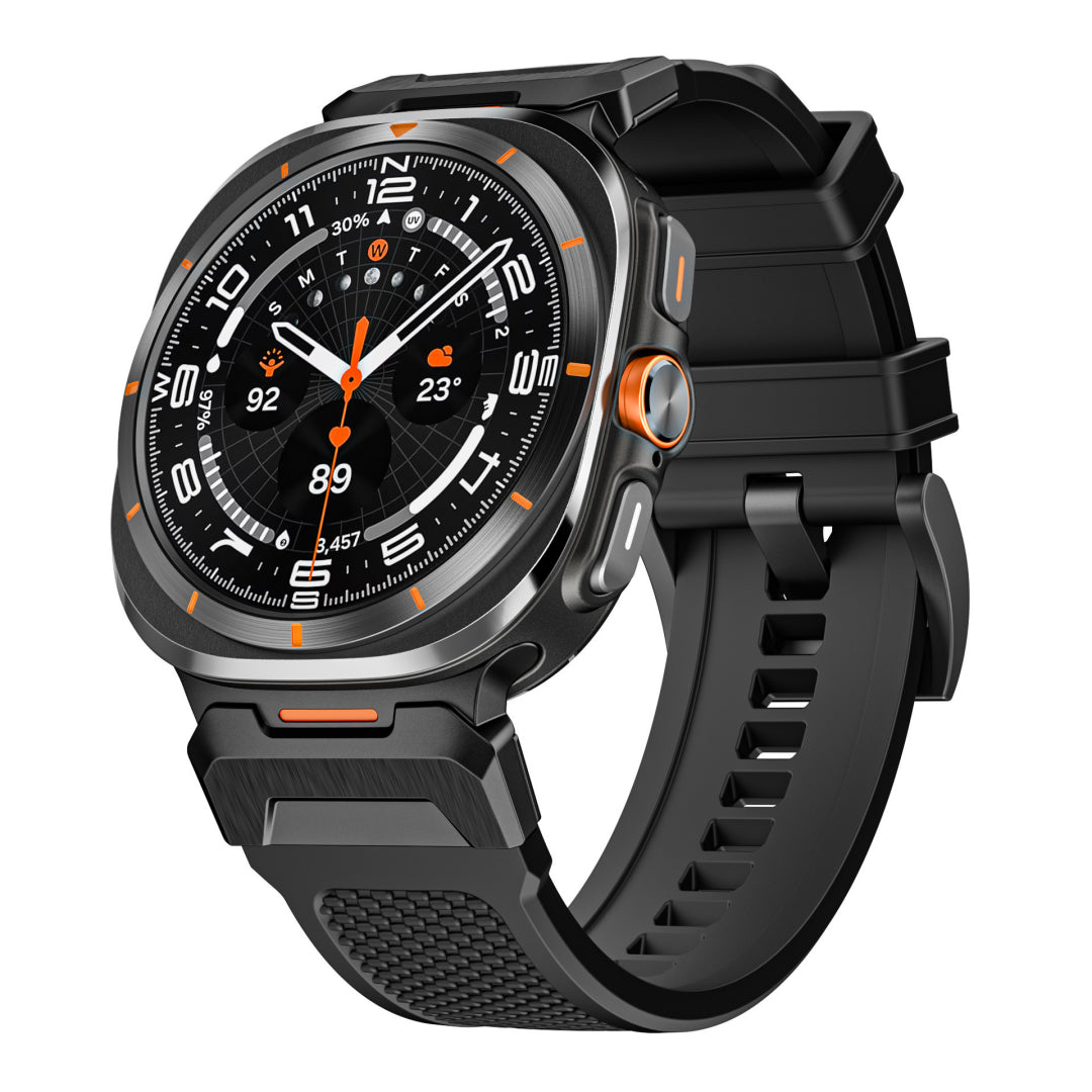 Taktisches Silikonarmband für Samsung Galaxy Watch Ultra