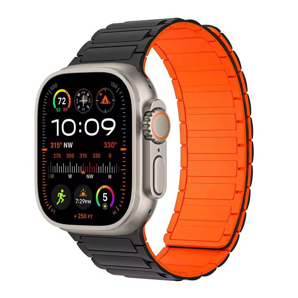 Magnetisches Silikonarmband für Apple Watch