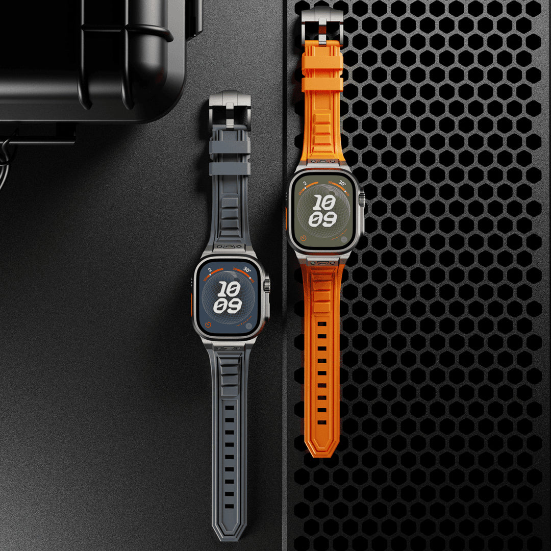 Titan-Silikonarmband für Apple Watch