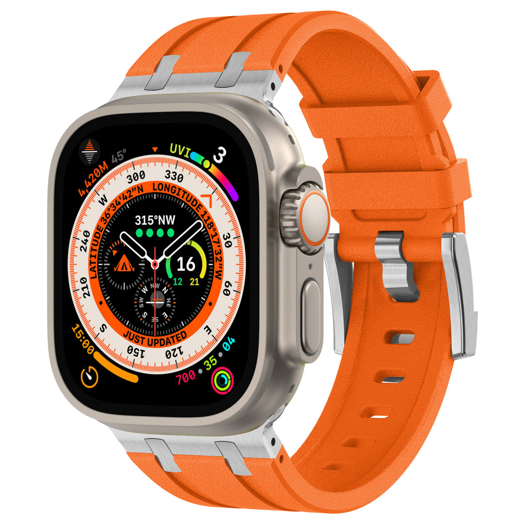 #Color_Silver Adapter-Orange Band