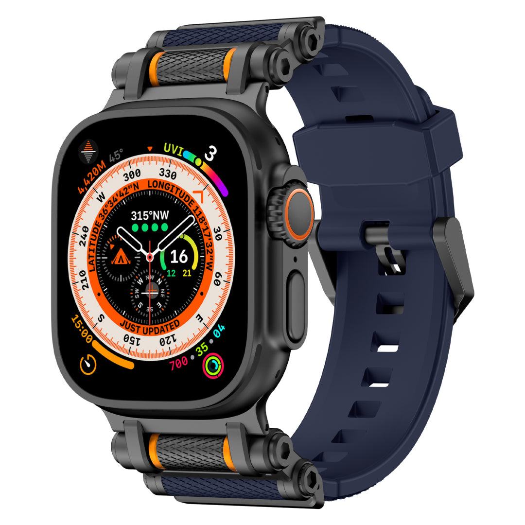 Tactical Rotating Silicone Band For Apple Watch