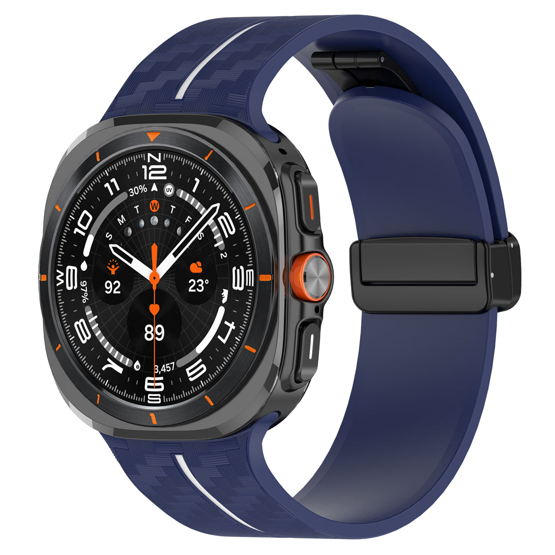 Silicone Magnetic Buckle Band For Samsung Galaxy Watch Ultra