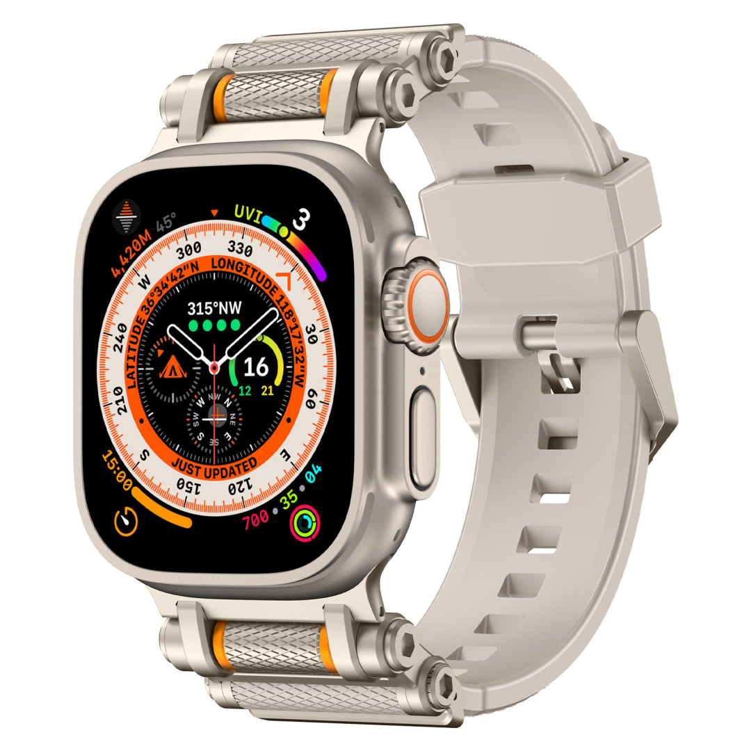 Correa de silicona giratoria táctica para Apple Watch