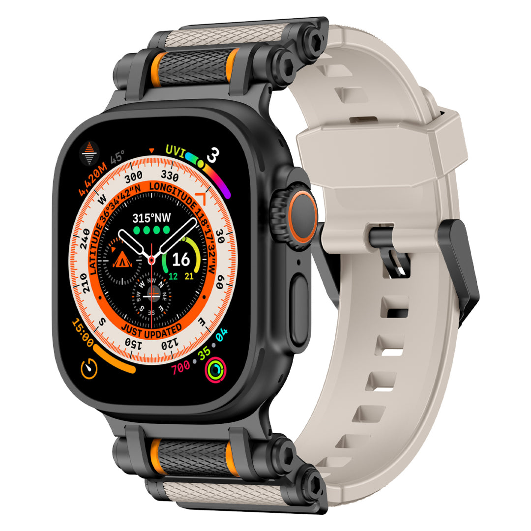 Tactical Rotating Silicone Band For Apple Watch