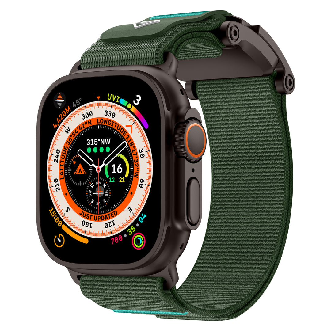 #Color_Green Band-Black Buckle