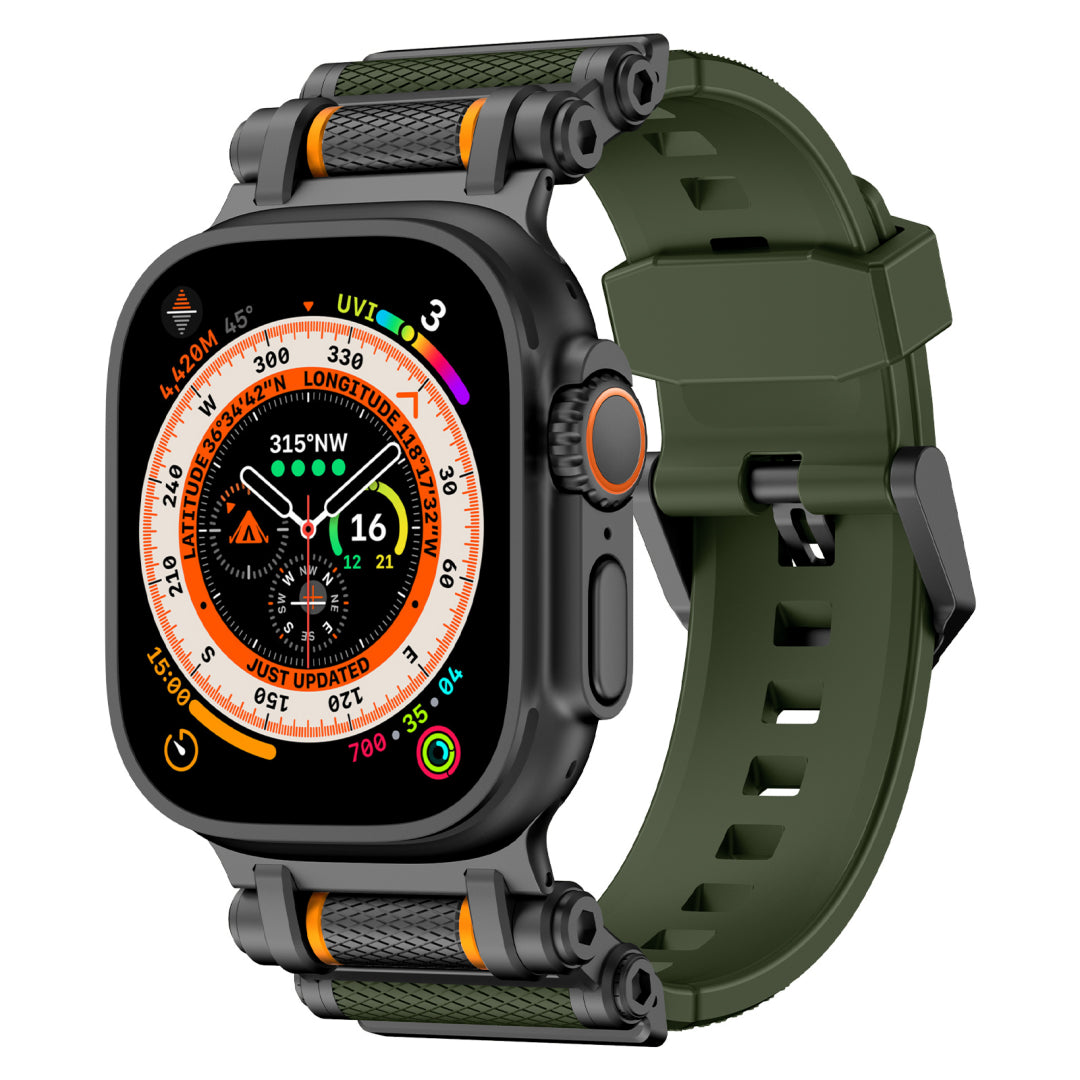 Tactical Rotating Silicone Band For Apple Watch