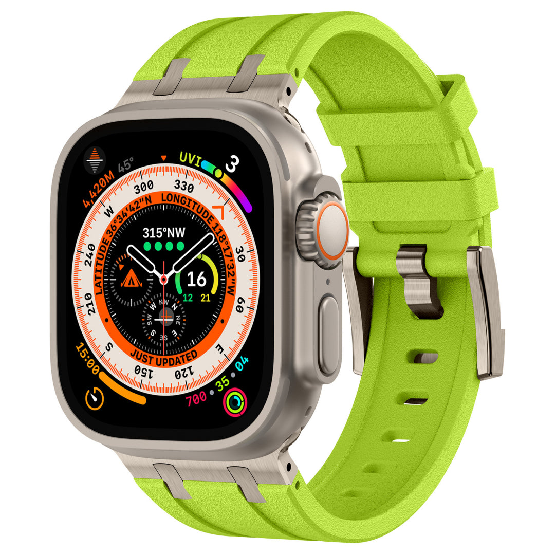 #Color_Titanium Adapter-Green Band