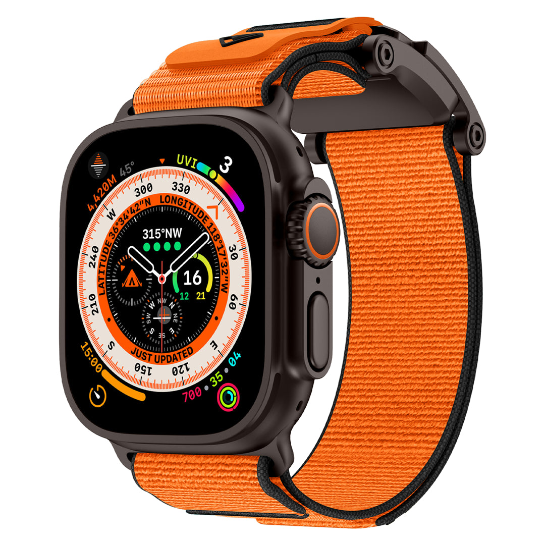 #Color_Orange Band-Black Buckle