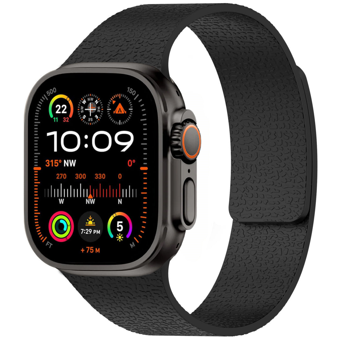 Magnetic Lychee Silicone Band For Apple Watch