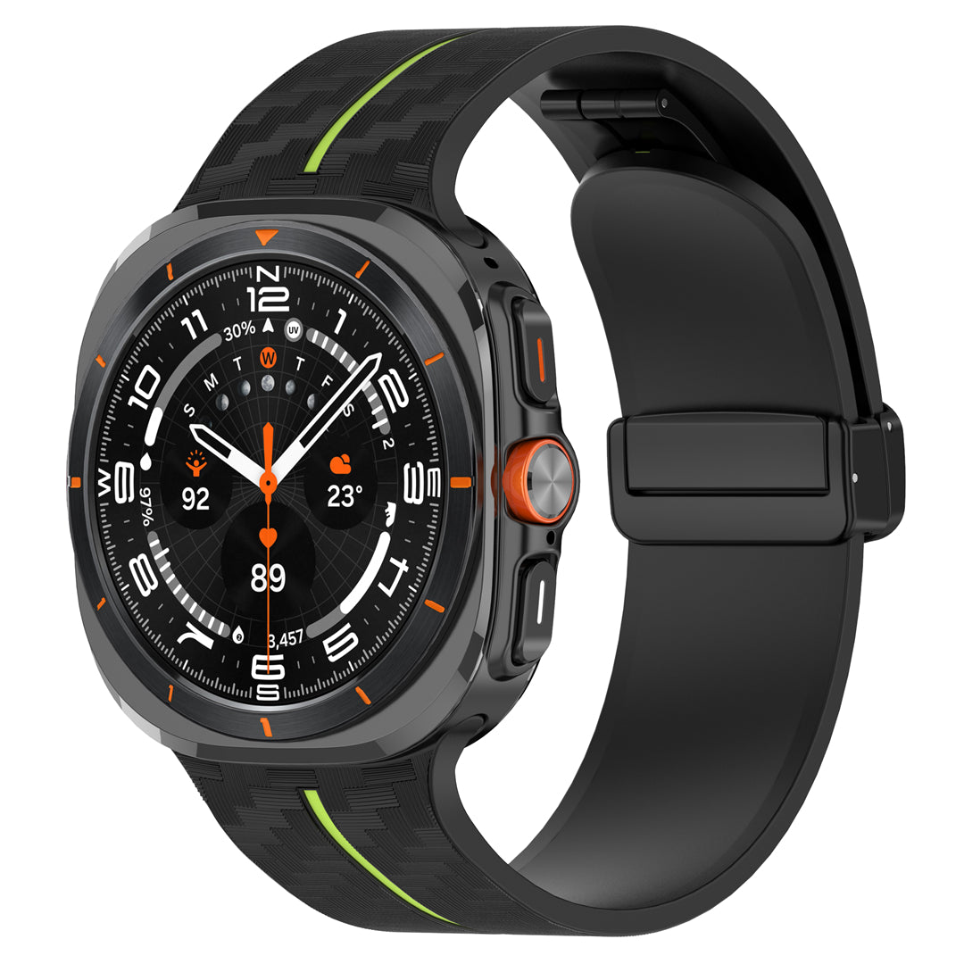 Silicone Magnetic Buckle Band For Samsung Galaxy Watch Ultra