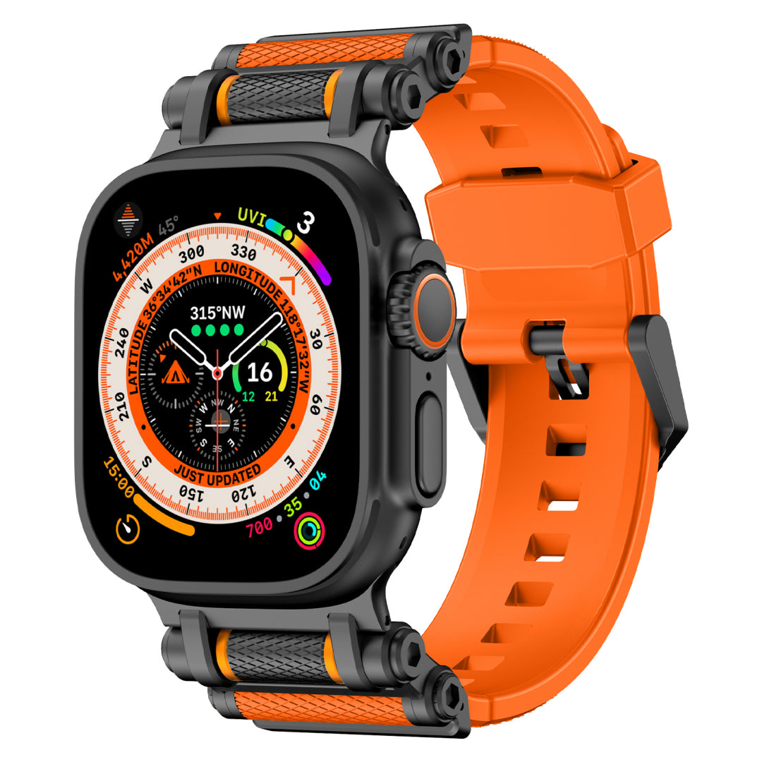 Tactical Rotating Silicone Band For Apple Watch