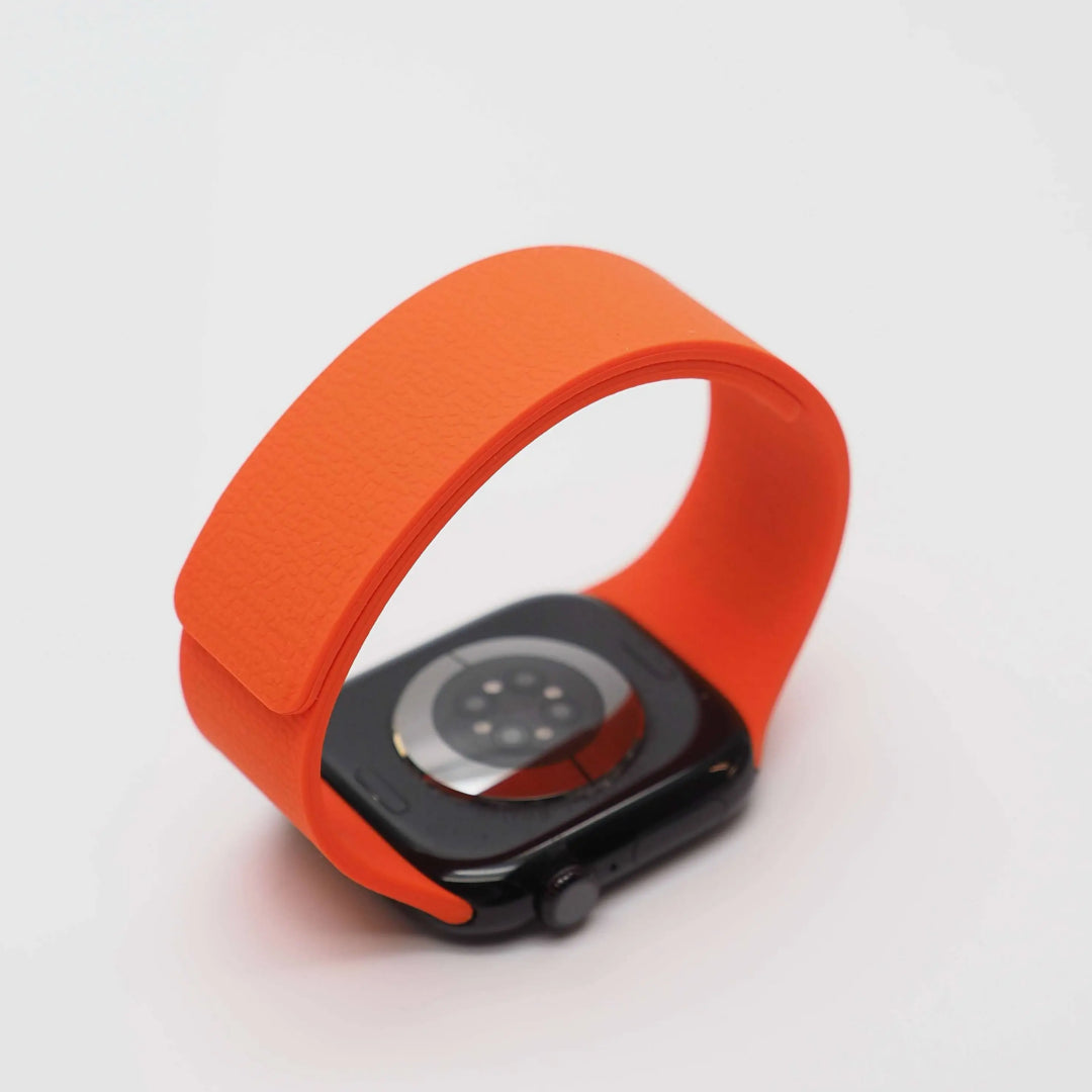 Magnetisches Lychee-Silikonarmband für Apple Watch
