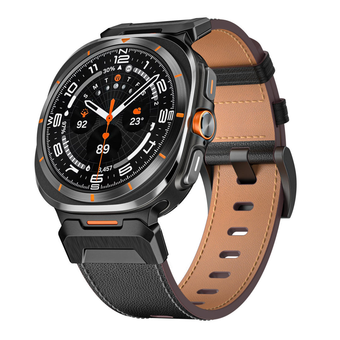 Taktisches Lederarmband für Samsung Galaxy Watch Ultra