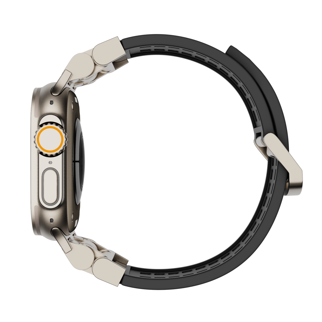 Taktisches Silikonarmband für Apple Watch