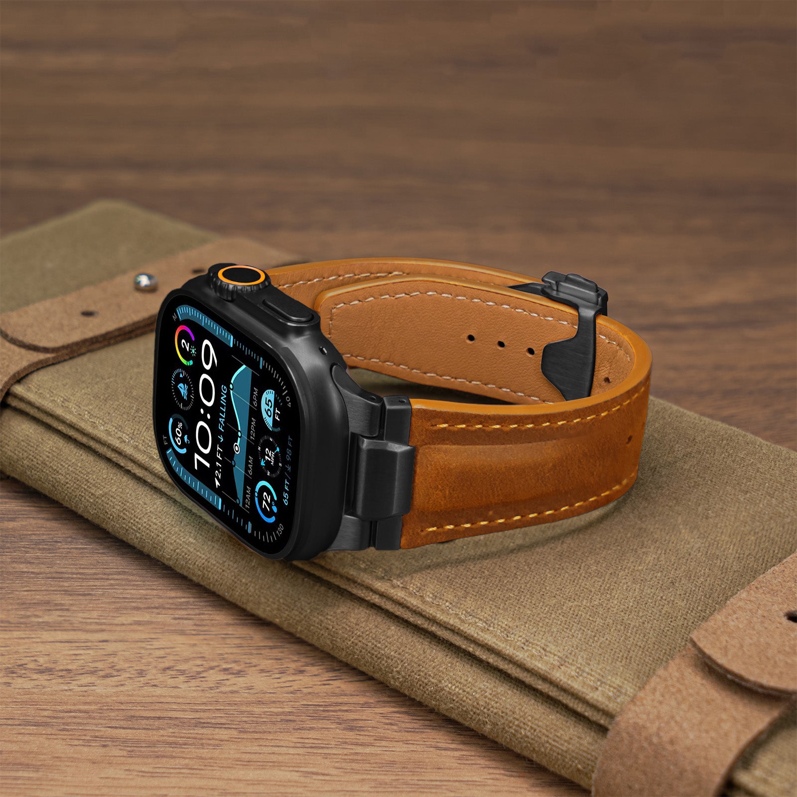 Pathfinder Deployant Pro Leather Band