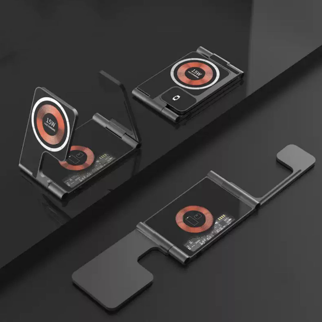 3 in 1 Magnetic Foldable Wireless Charger