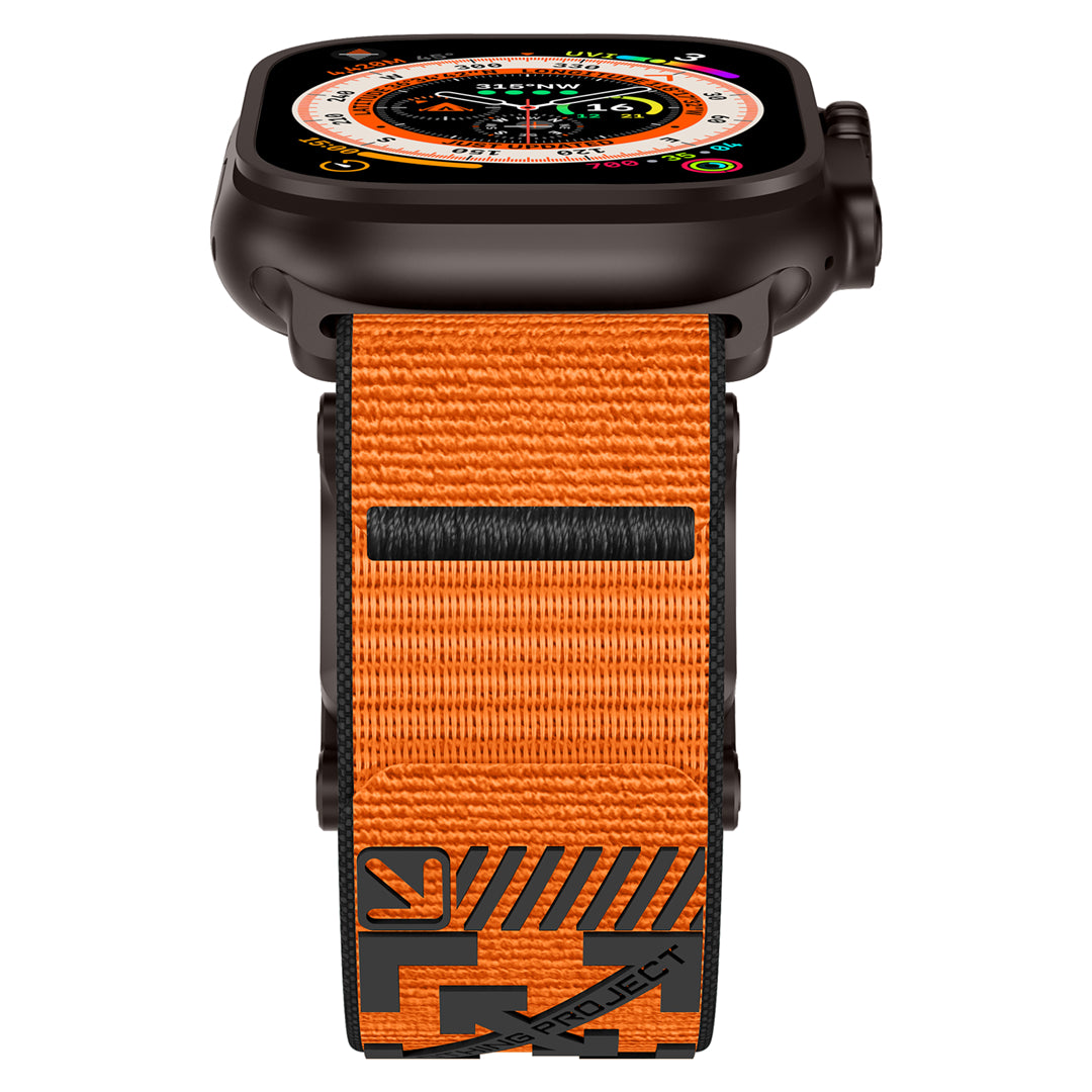 #Color_Orange Band-Black Buckle