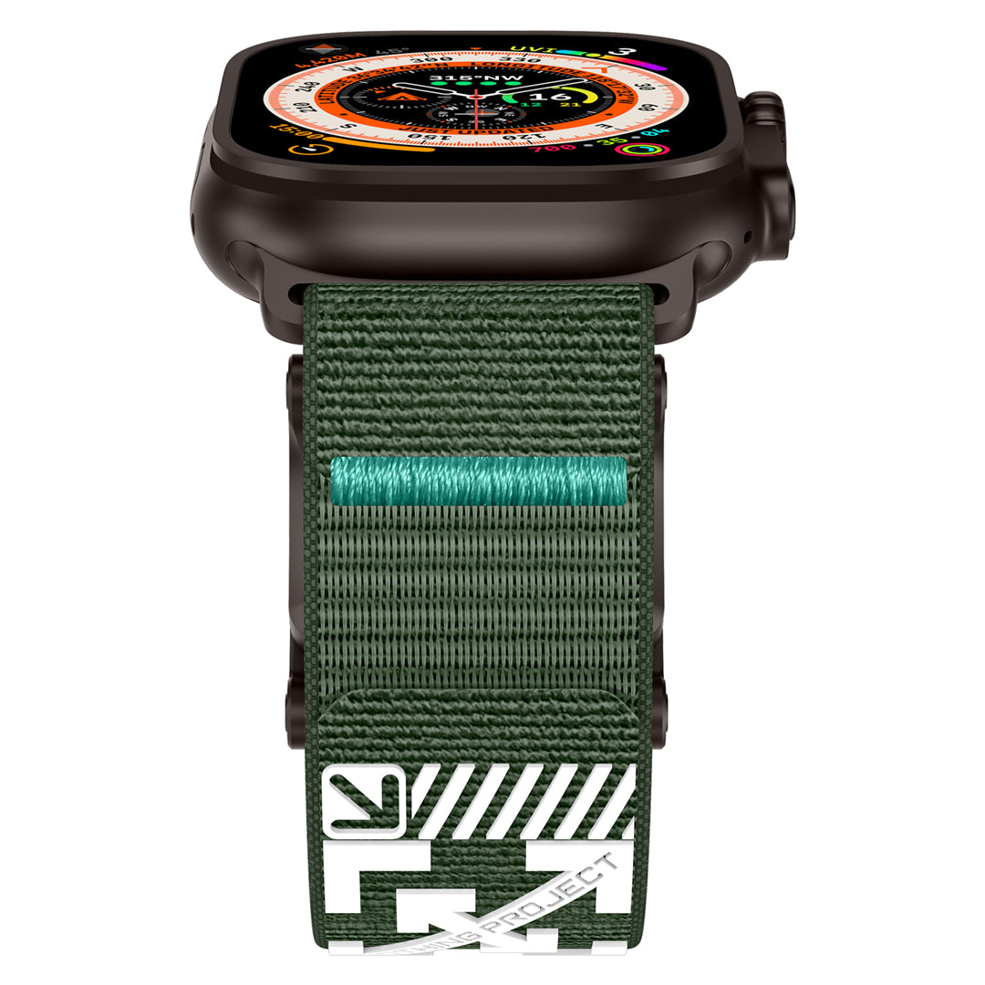 #Color_Green Band-Black Buckle