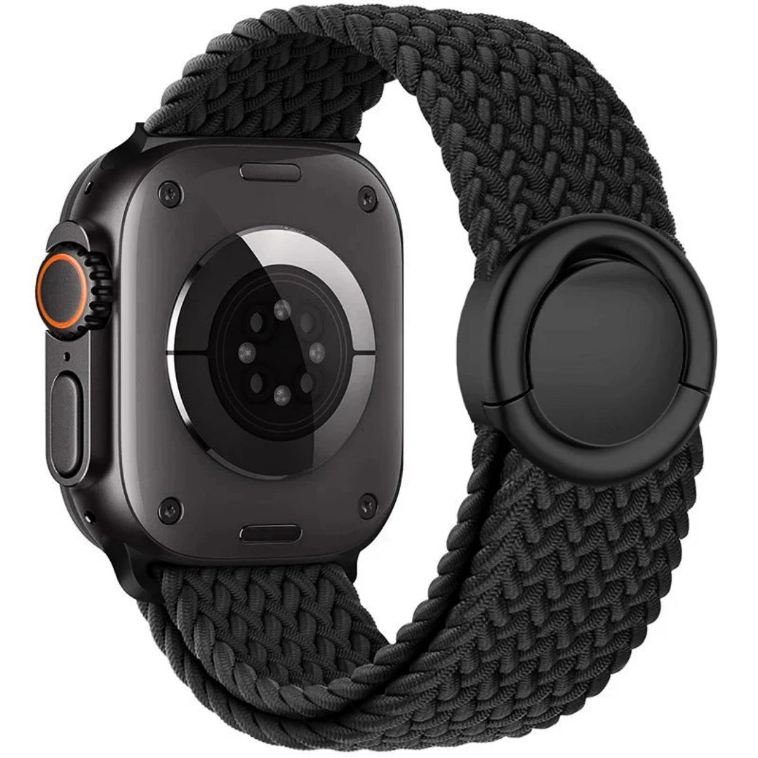 Nylon Magnetic Round Buckle Band For Apple Watch
