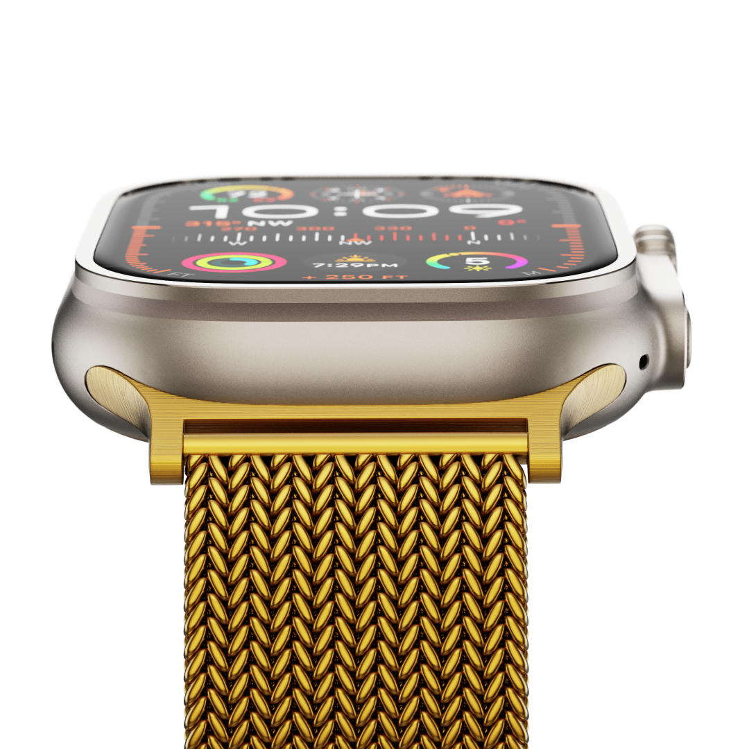 Geflochtenes Edelstahlarmband für die Apple Watch