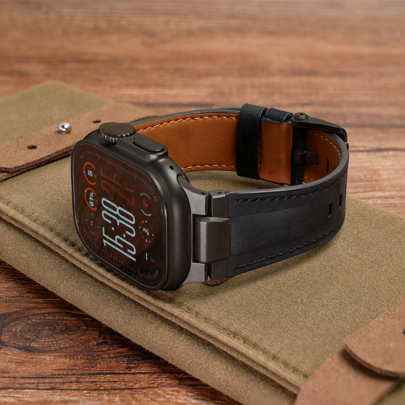 Pathfinder Lederarmband für Apple Watch