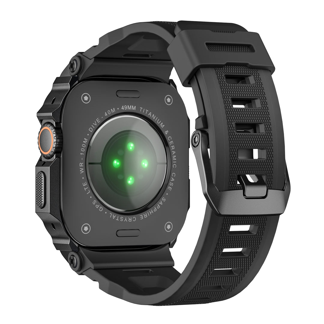#Color_Black Case+Black Band