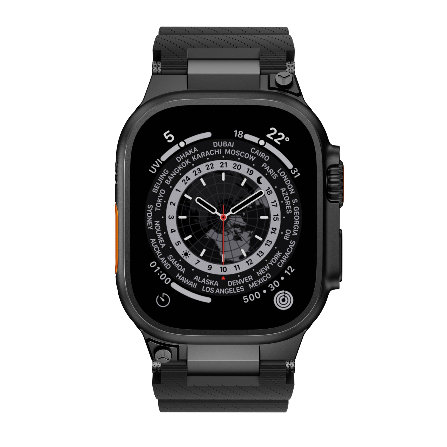 Mechanical Design Silicone Band for Apple Watch