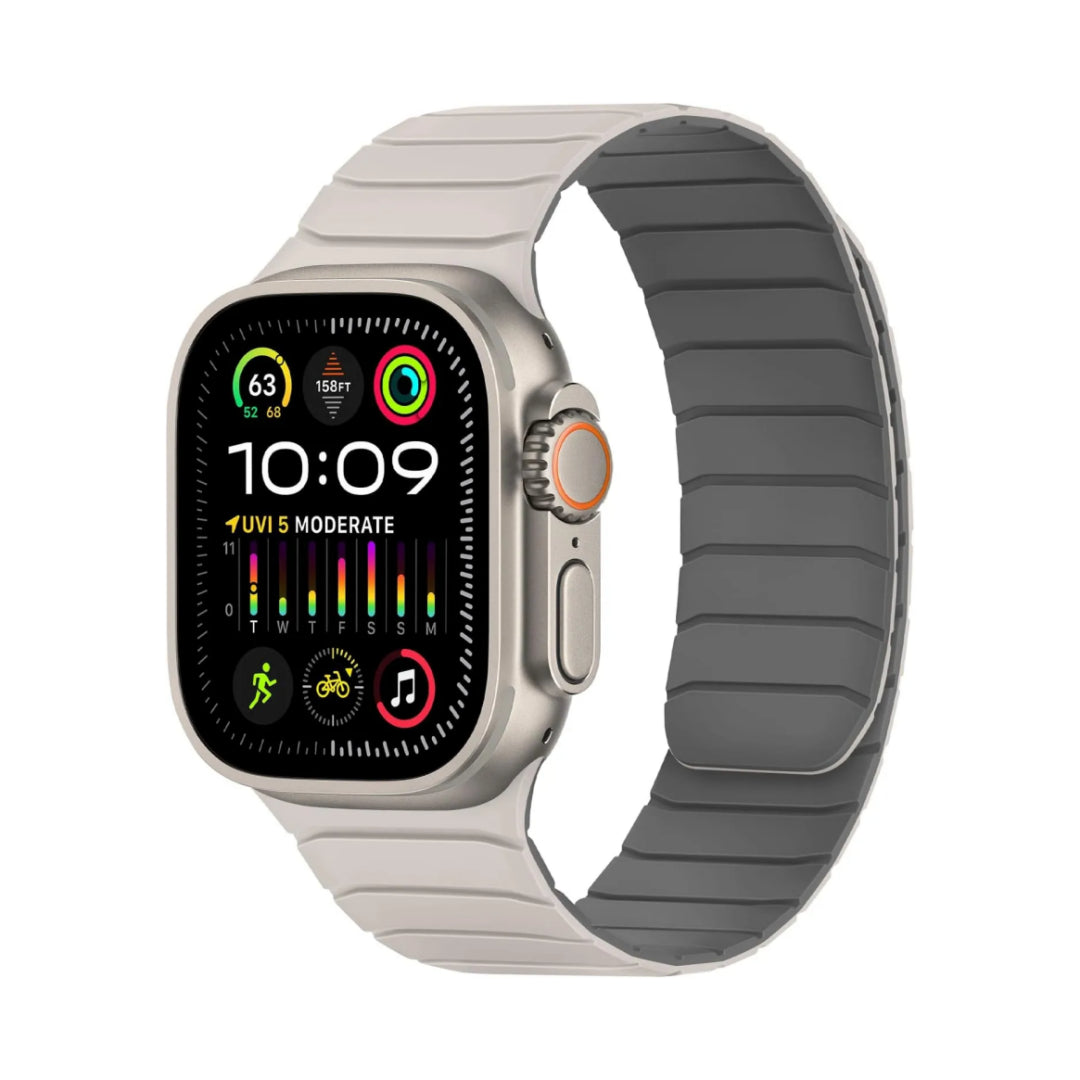 Correa magnética de silicona submarina para Apple Watch