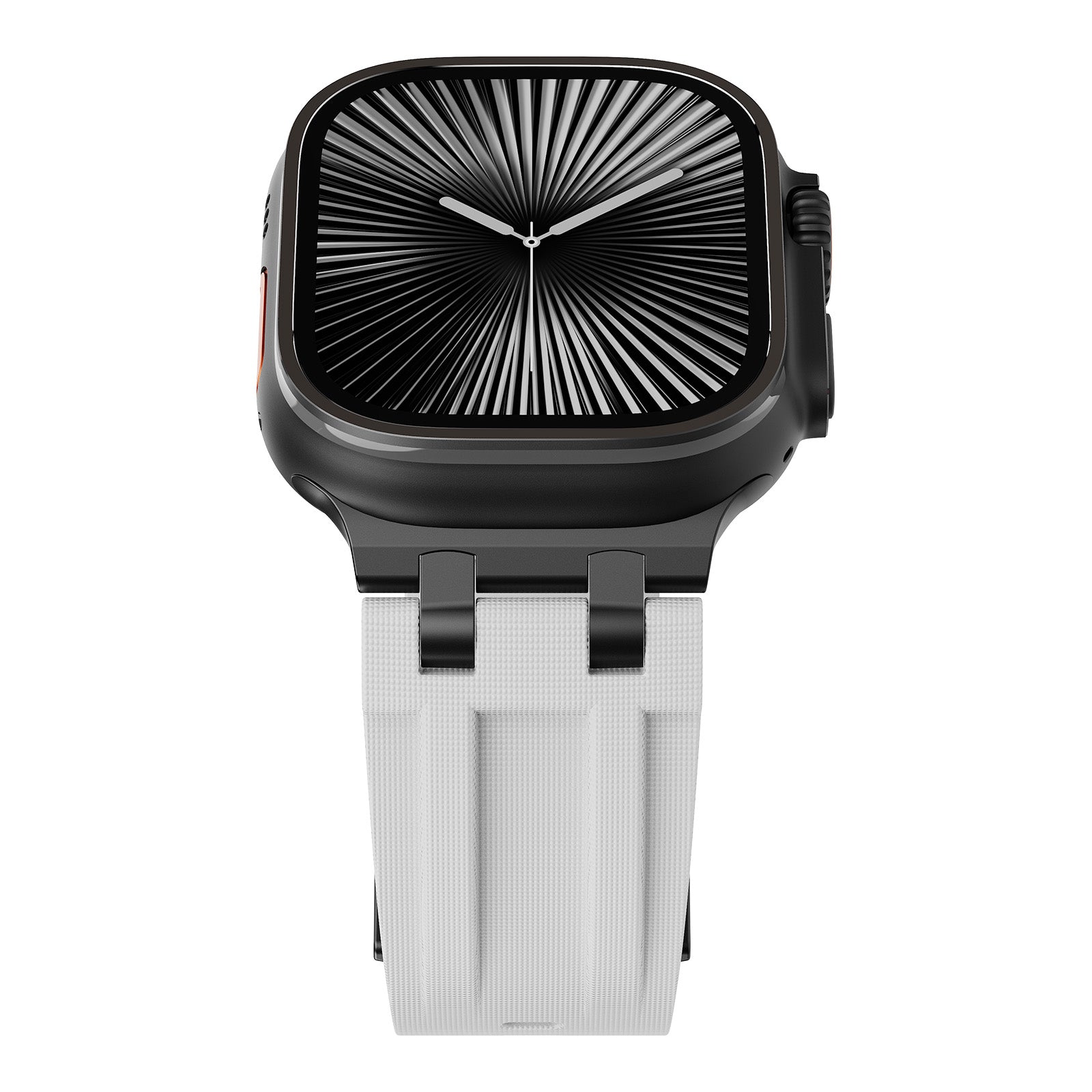 #Color_Black Adapter-White Band