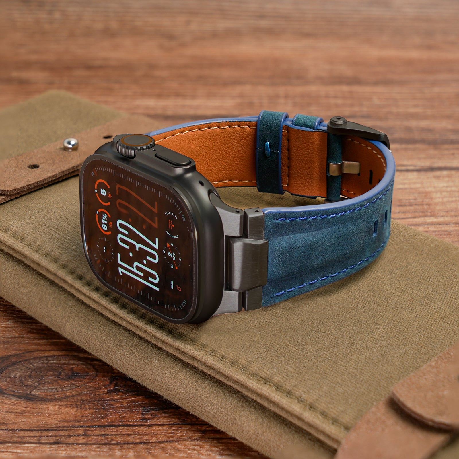 Pathfinder Lederarmband für Apple Watch