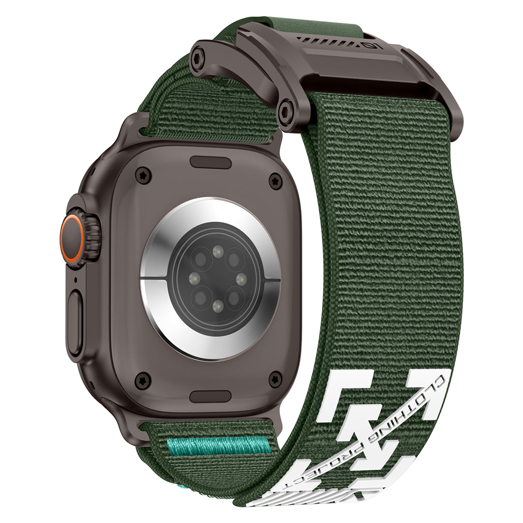 #Color_Green Band-Black Buckle