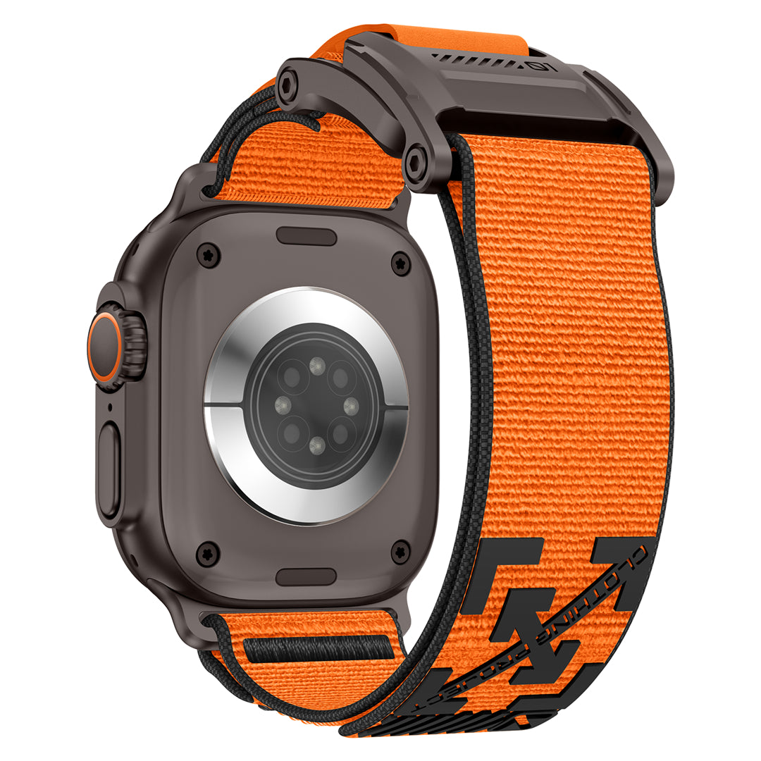 #Color_Orange Band-Black Buckle