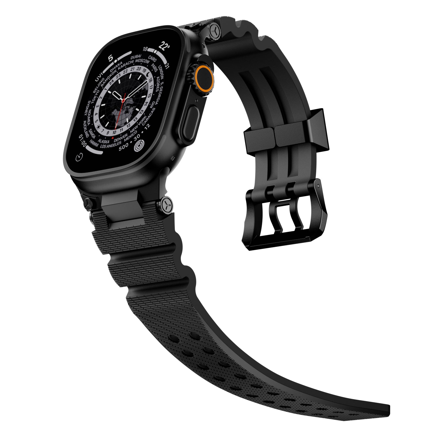 Mechanical Design Silicone Band for Apple Watch