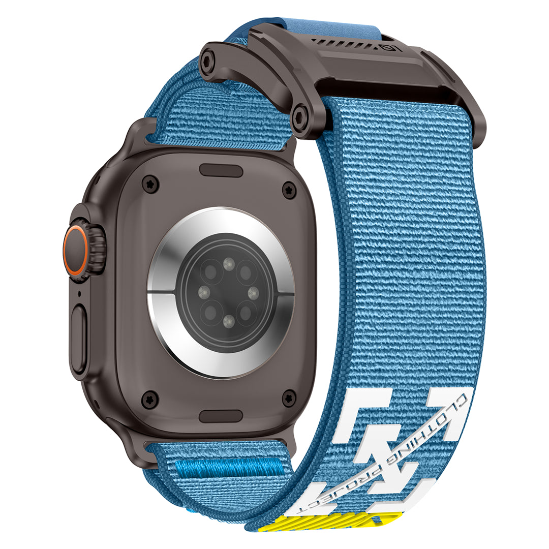 #Color_Blue Band-Black Buckle