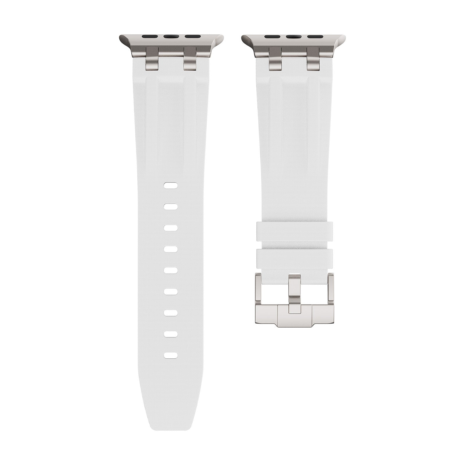 #Color_Titanium Adapter-White Band