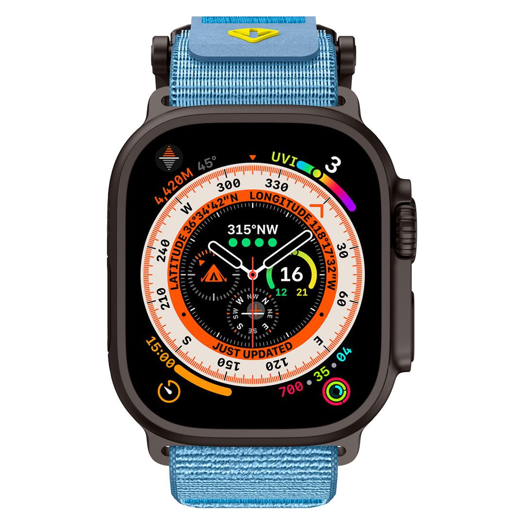 #Color_Blue Band-Black Buckle