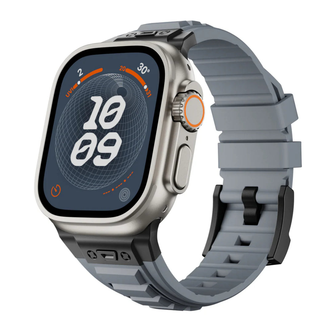 Titan-Silikonarmband für Apple Watch