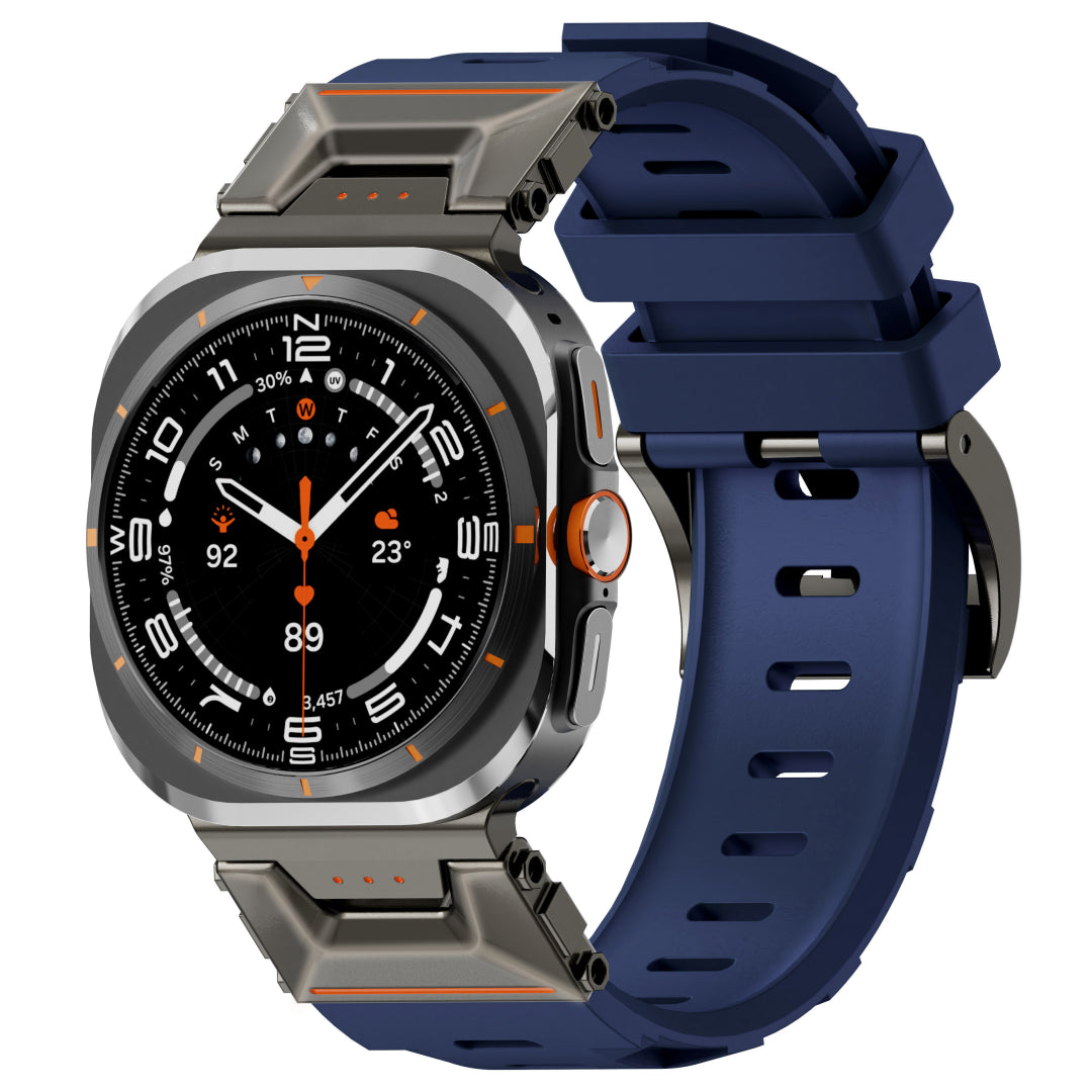 Mechanisches Pioneer-Silikonarmband für Samsung Galaxy Watch Ultra